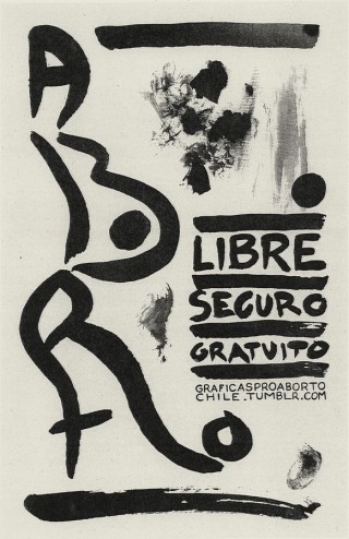 Jonathan Sirit, Aborto. Libre, seguro y gratuito. Para Graficas Pro Aborto Chile