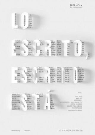 José Alberto Hernández, Lo Escrito Escrito Esta