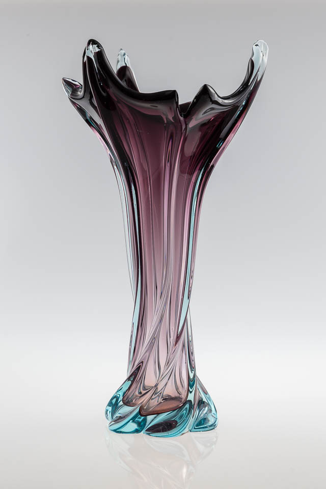 wazon – ręcznie formowane szkło w stylu Murano