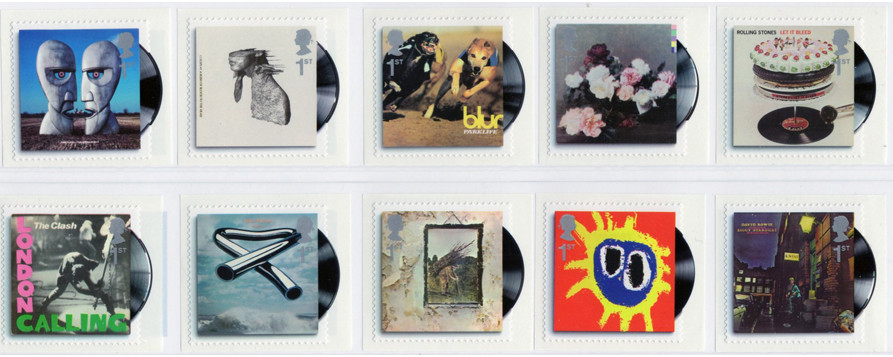 Post stamps series ‘Classic Album Covers’, 2010