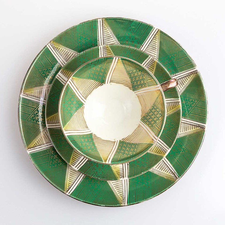 zestaw śniadaniowy Bavaria – trio w stylu art déco – seria limitowana