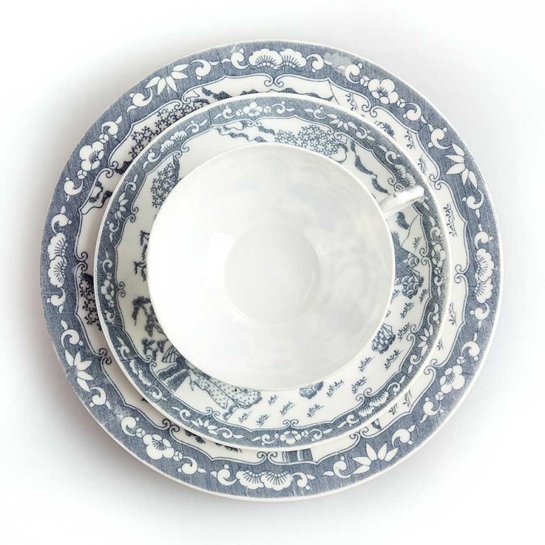 japońska porcelana – zestaw śniadaniowy