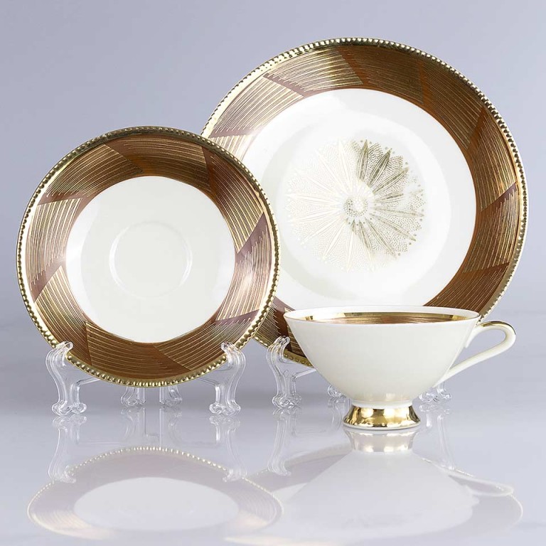 zestaw śniadaniowy Bavaria – trio w stylu art déco – seria limitowana