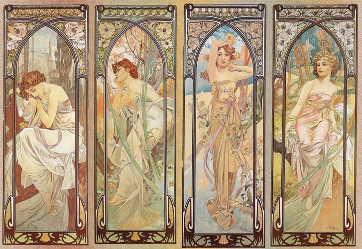 Alphonse Mucha - Art Nouveau
