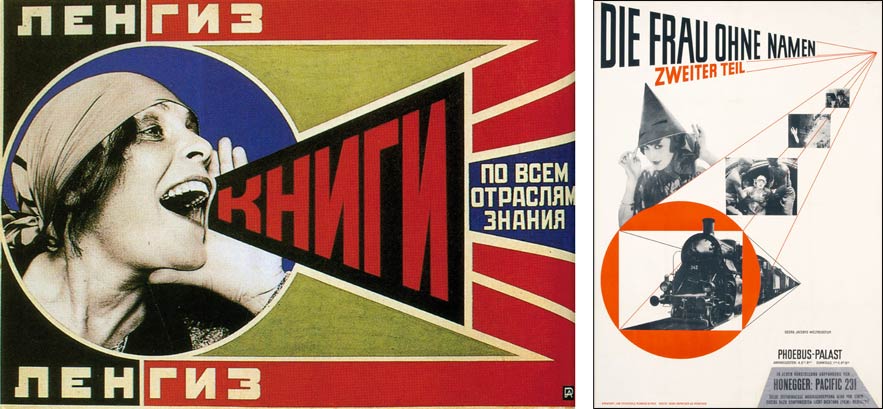Alexander Rodhenko; Jan Tschichold - poster