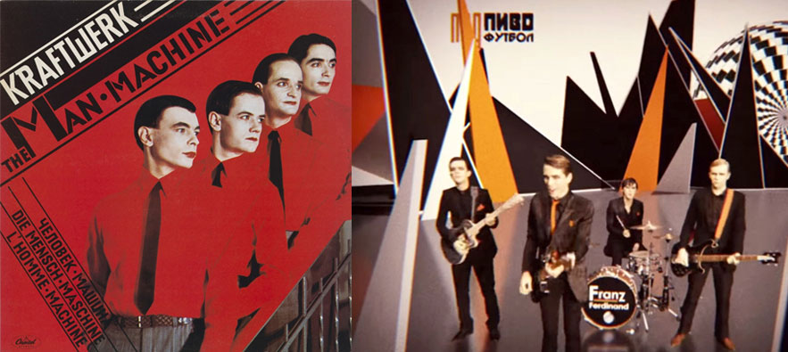 Avant-garde inspirations – Kraftwerk, Franz Ferdinand and Laibach – Retroavangarda