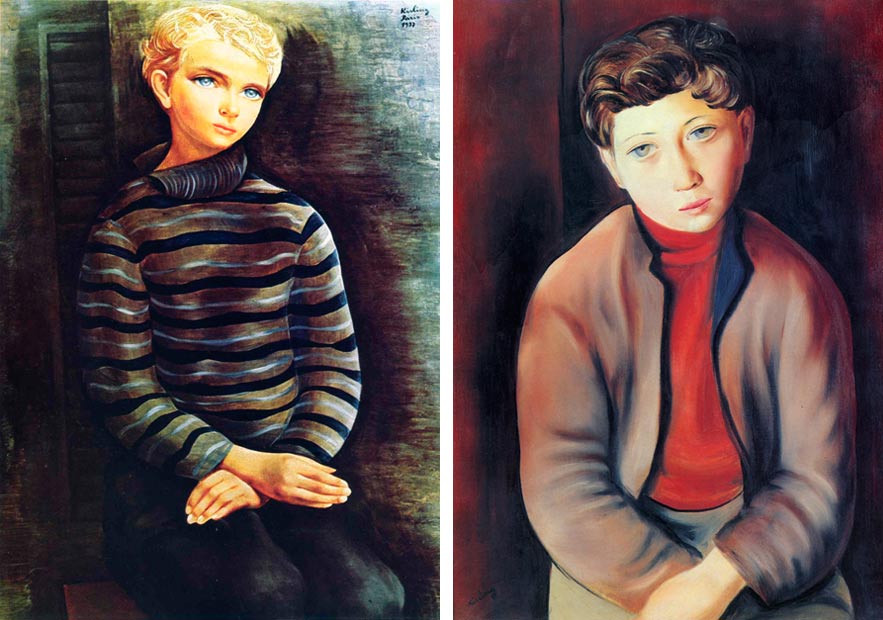Young Blond Boy, 1937; Young Breton Man, 1931