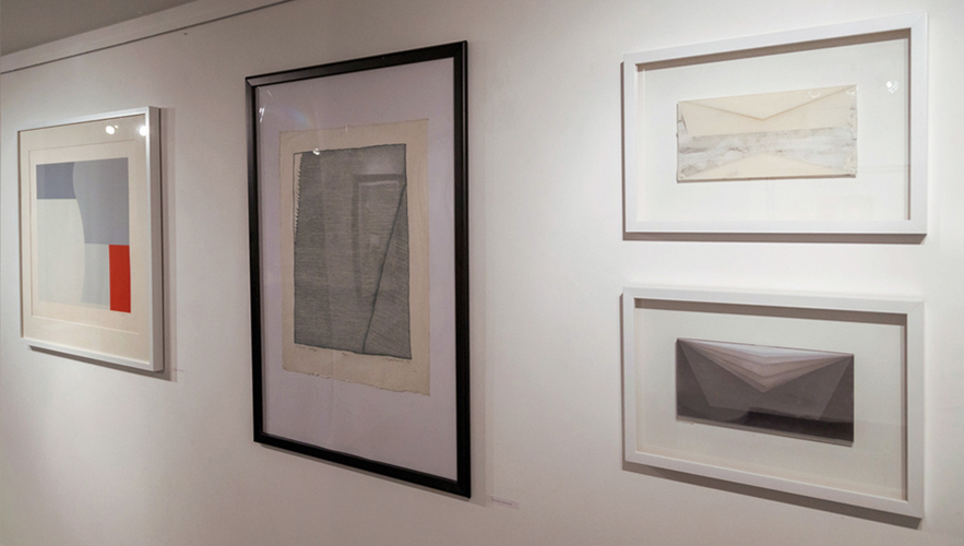 Retroavangarda and Korekta Gallery collection exhibition From the left: Stażewski, Fijałkowski, Mlącki