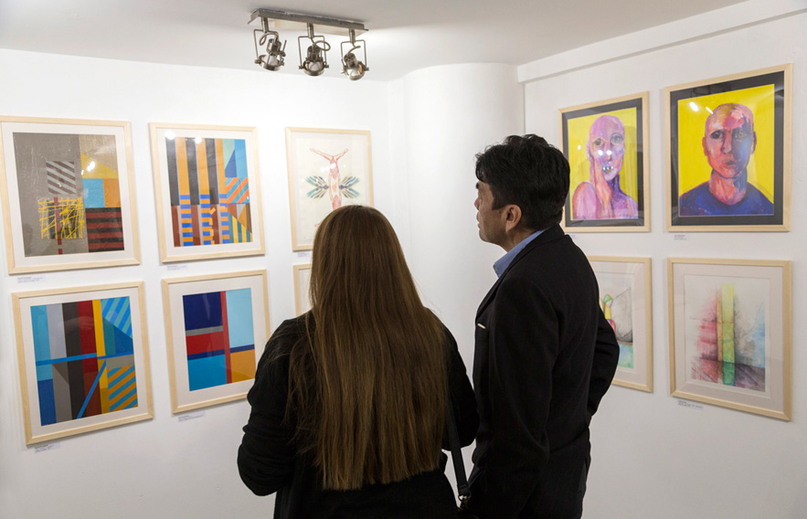 Abstraction and contemporary painting in Peru – exhibition at the Korekta Gallery, Warsaw