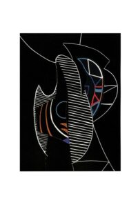 Hanna Zawa-Cywińska - Flirt with Kandinsky XXVI, Mixed media