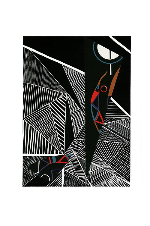 Hanna Zawa-Cywińska - Flirt with Kandinsky XXIX, Mixed media