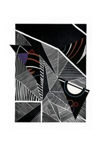 Hanna Zawa-Cywińska - Flirt with Kandinsky XXXII, Mixed media