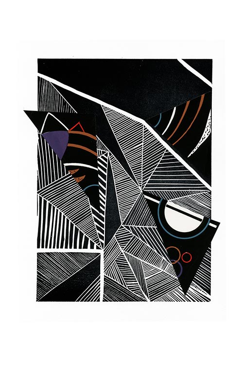 Hanna Zawa-Cywińska - Flirt with Kandinsky XXXII, Mixed media