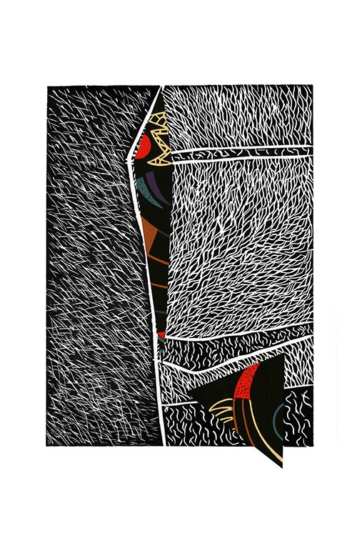 Hanna Zawa-Cywińska - Flirt with Kandinsky XXX, Mixed media