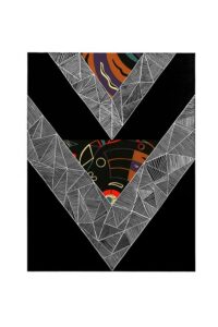 Hanna Zawa-Cywińska - Flirt with Kandinsky IV, Mixed media