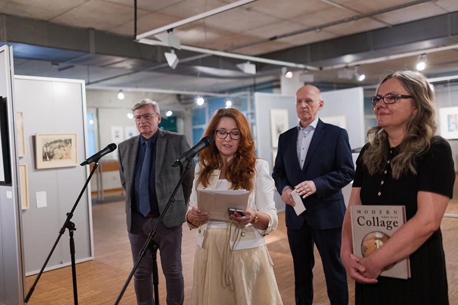 from the left: Prof. Zygmunt Lalak, mgr Agnieszka Kościelniak-Osiak, Dr. Eng. Jarosław Sikorski, Dr. Anna Kłos