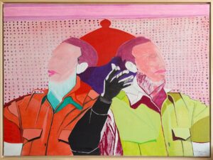 Wiesław Szamborski, Orator, akryl, 84,5x114 cm, 1982